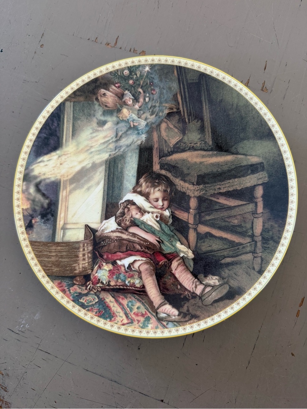 “Sweet Slumber” vintage 8 in Decorative Collector Plate